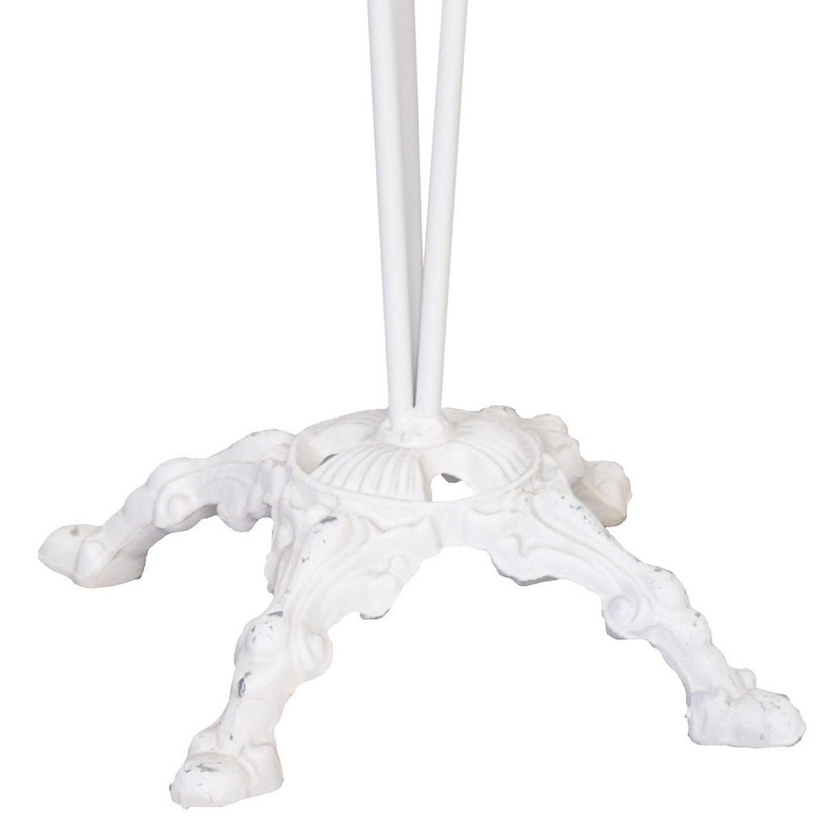 KERZENHALTER aus Metall, weiß, 35x110cm - Weiß, Metall (110cm) - Wanderlust