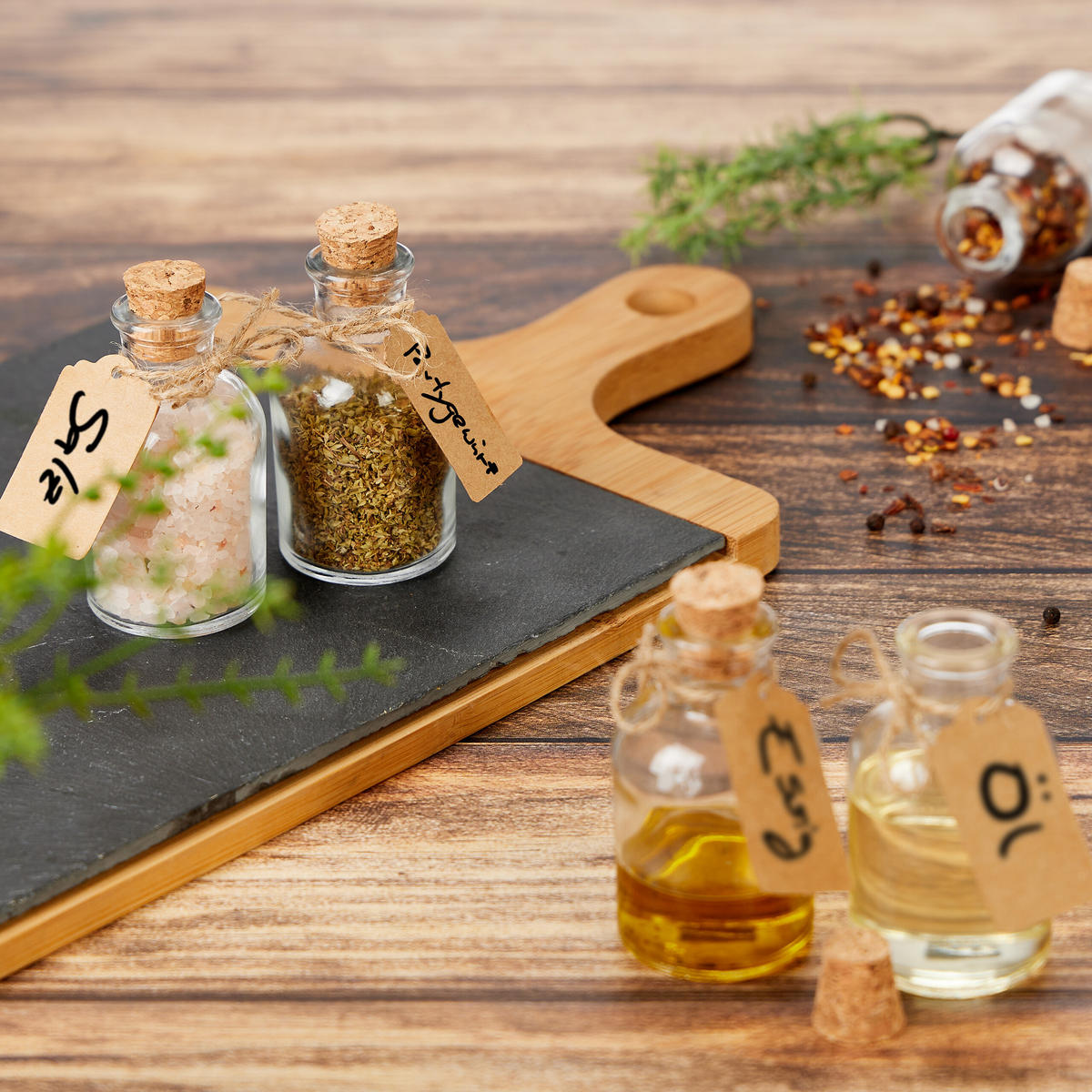 DEKOGLÄSER - Transparent, Glas/Naturmaterialien (5/9/5cm) - Relaxdays