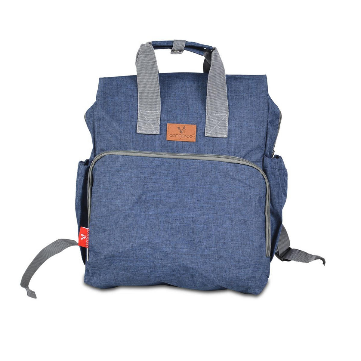 WICKELTASCHE Lydia blau Rucksack, Wickelunterlage, Thermofächer, Aufbewahrungstasche - Blau, Textil (12/31/38cm) - Moni