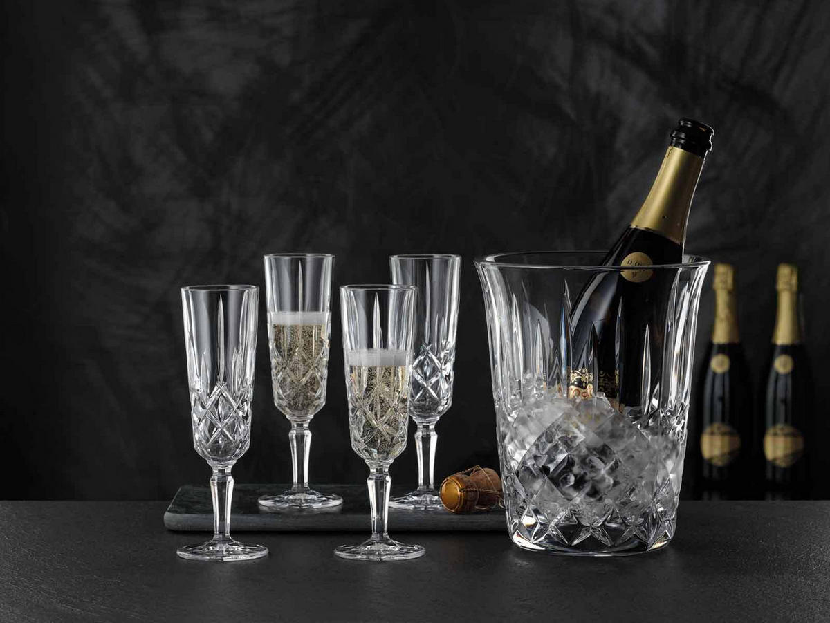 CHAMPAGNERGLÄSER Noblesse transparent 155 ml 4er Set - Transparent, Glas (0.155L) - Nachtmann