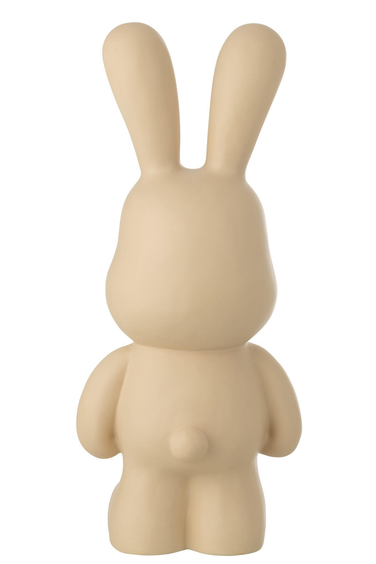 DEKOOBJEKT KANINCHEN FRED - Beige, Glas/Naturmaterialien (20.5/59.5/26cm) - J-Line