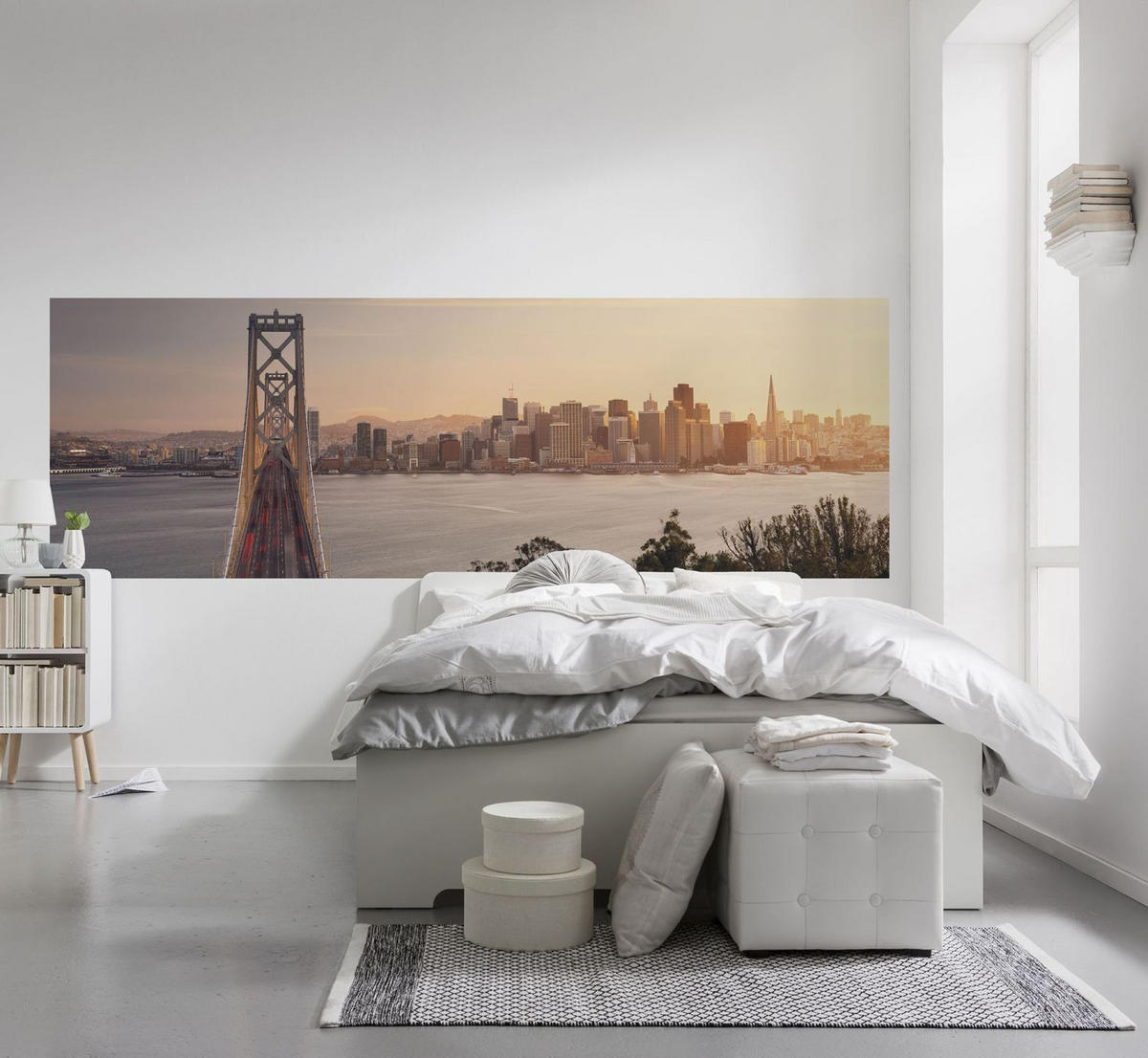 FOTOTAPETE Kalifornische Landschaft 300 x 100 cm - Beige, Papier (300/100cm) - Sanders & Sanders