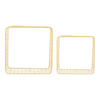WANDREGAL Reja 35/15/35 cm - Gelb, Metall (15/35/35cm) - Present Time