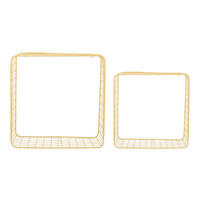 WANDREGAL Reja 35/15/35 cm - Gelb, Metall (15/35/35cm) - Present Time