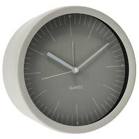 STANDUHR auf Kommode Gist 15/15/8 cm - Grau, Metall (15/8/15cm) - Home Styling Collection