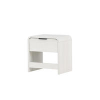 NACHTTISCH LYNGDAL Weiß 40x30x40 cm - Weiß, Holzwerkstoff (40/40/30cm) - FURNLUX