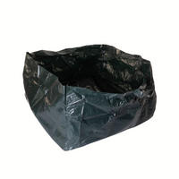 GARTENSACK quadratisch 150 L - Schwarz, Textil (69/38/69cm)