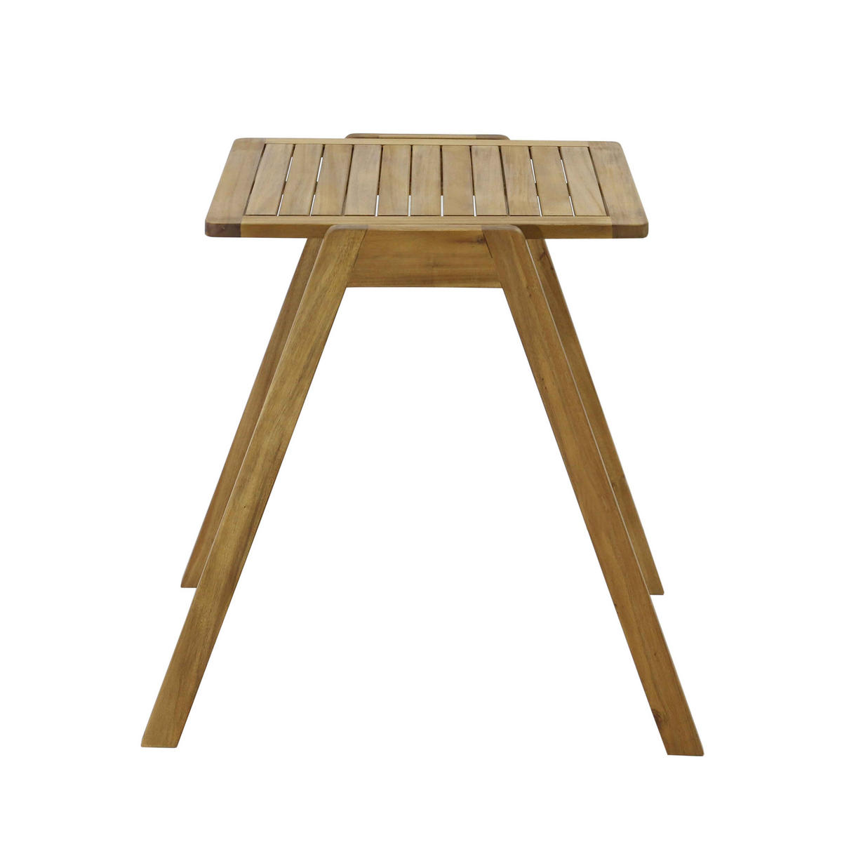 GARTENTISCH, Braun - Braun, Holz (80/60/76cm) - Oviala