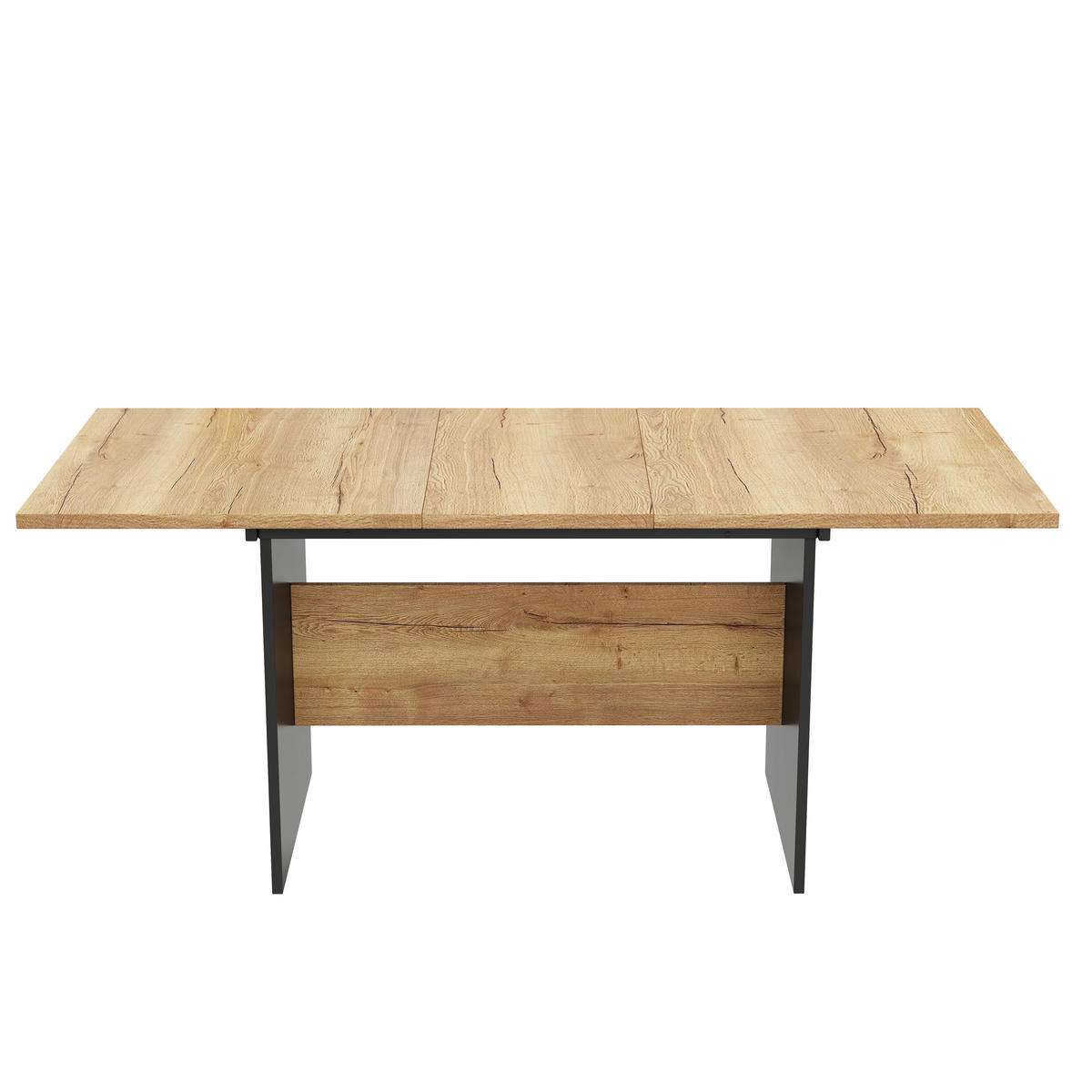 ESSTISCH Holzfarben 140-180/80/75 cm - Braun, Holzwerkstoff (180/80/75cm) - Urban Meuble