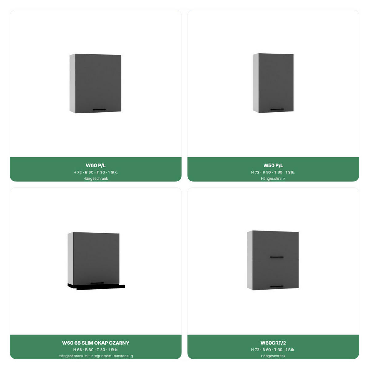 ECKKÜCHE 190 x 180 cm - MAX & KATE KS10-G370 - in Grau/Anthrazit - Anthrazit/Goldfarben, Holz/Holzwerkstoff (190/213.3/180cm) - Royal24_Markt