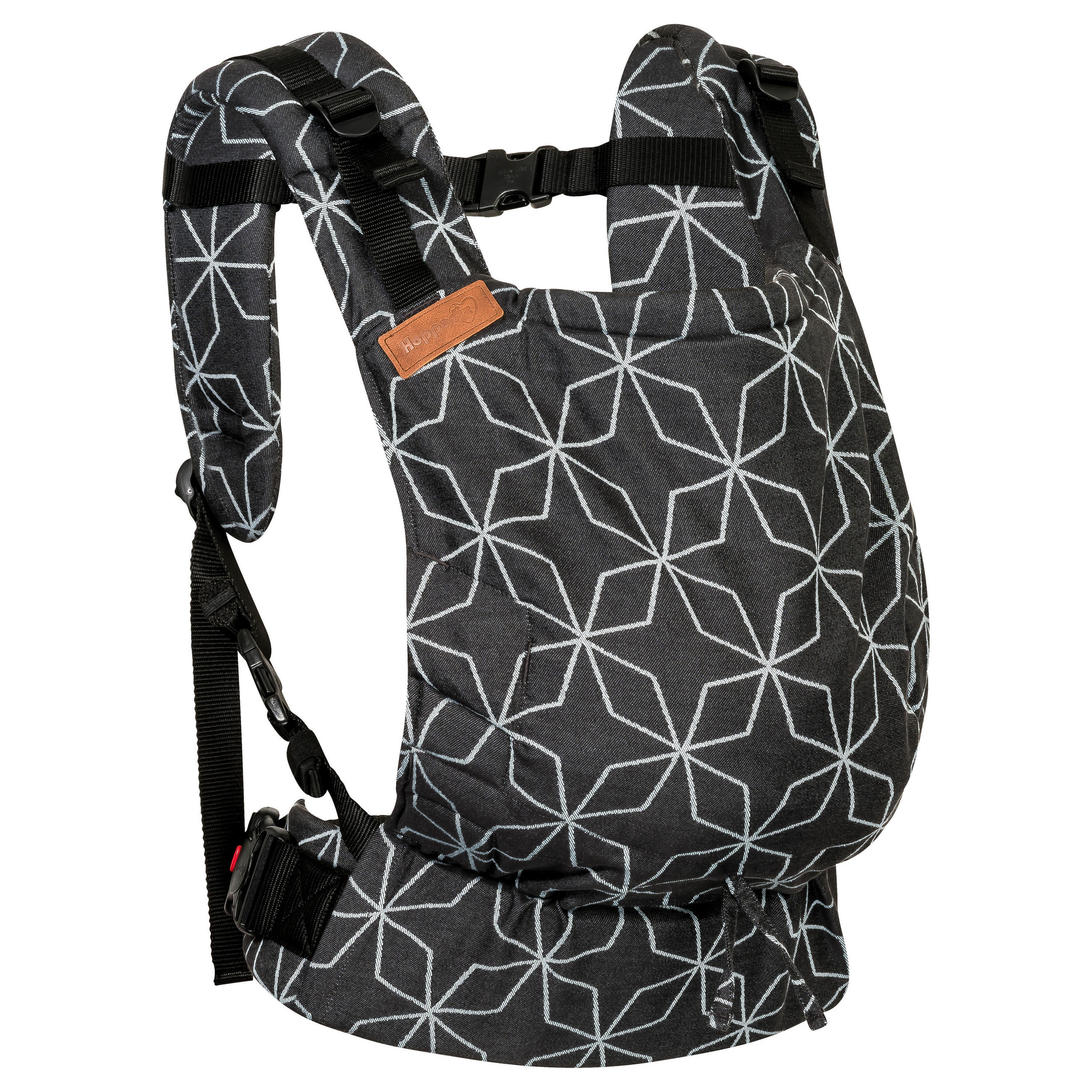 BABYTRAGE Buckle - Dunkelblau/Hellblau, Textil (26.5/7.2/38.5cm) - Hoppediz