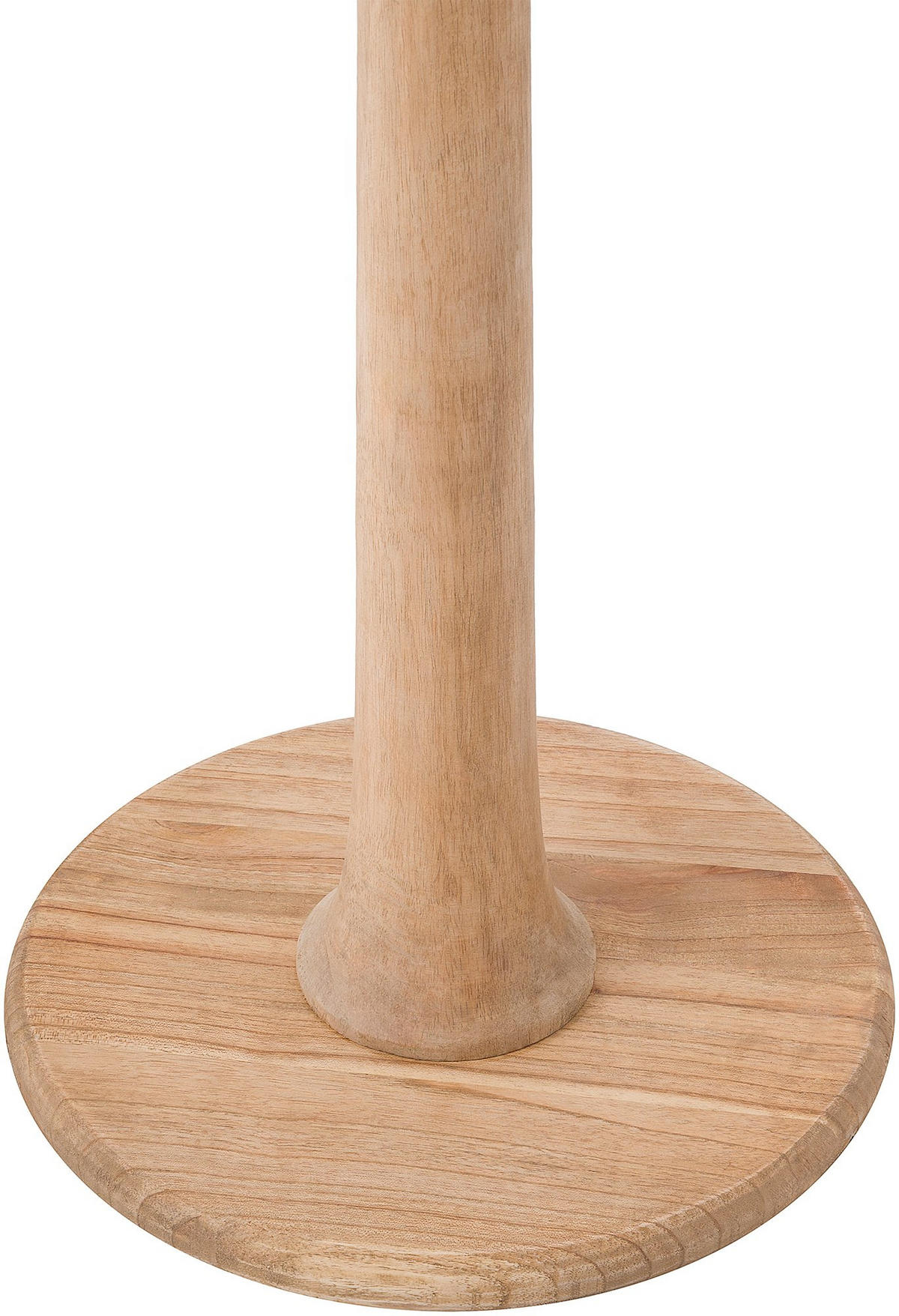 BEISTELLTISCH rund 60 cm Holz Natura - Eukalyptusholzfarben, Holz (60/60/65cm) - CLP