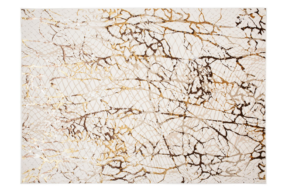 TEPPICH GOLDEN Creme 200/300 cm - Creme, Kunststoff (200/300cm) - Tapiso