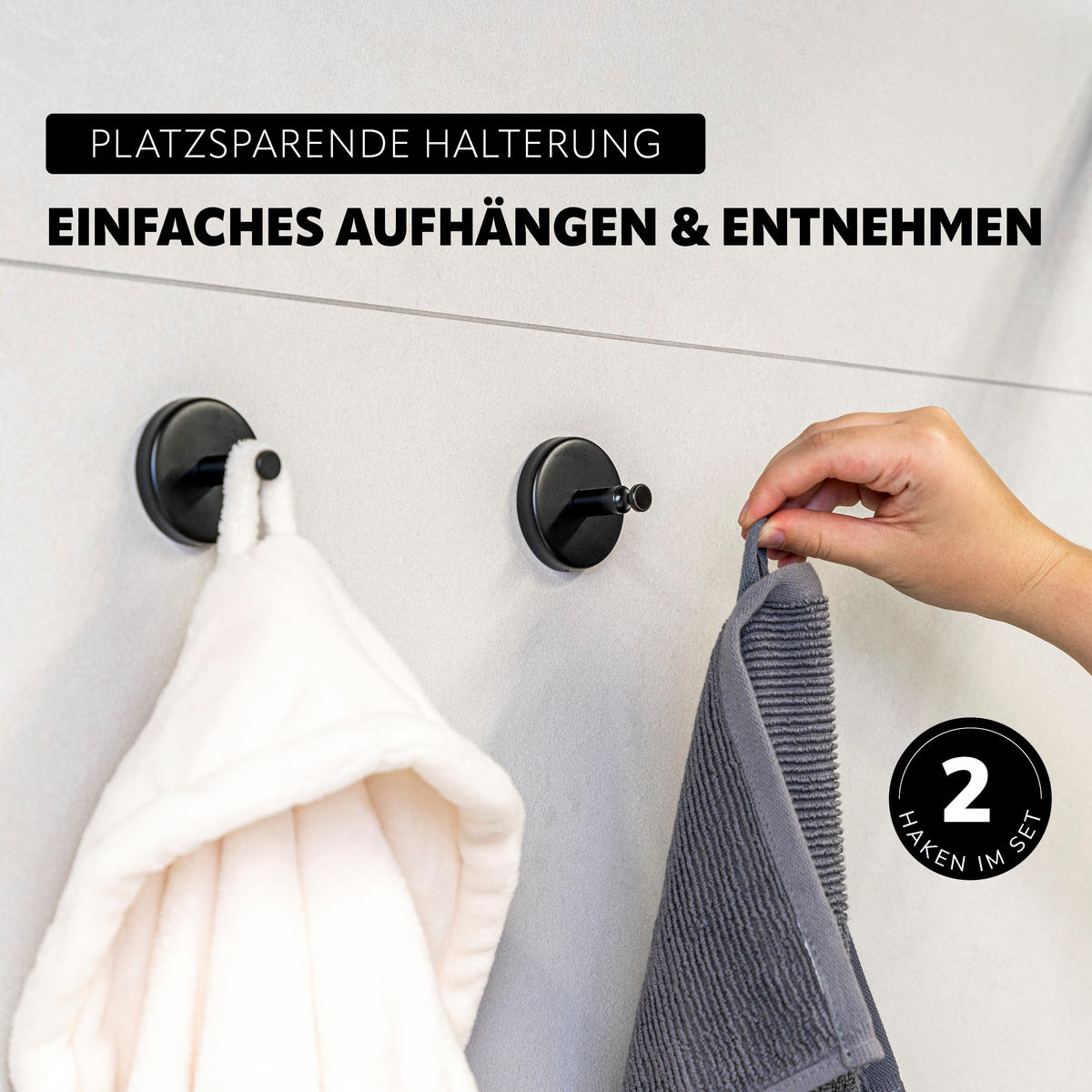 BADEZIMMER-ZUBEHÖR-SET PIAZZA BLACK 5tlg, Edelstahl, schwarz - Chromfarben, Metall (14.5/35/11.5cm) - bremermann