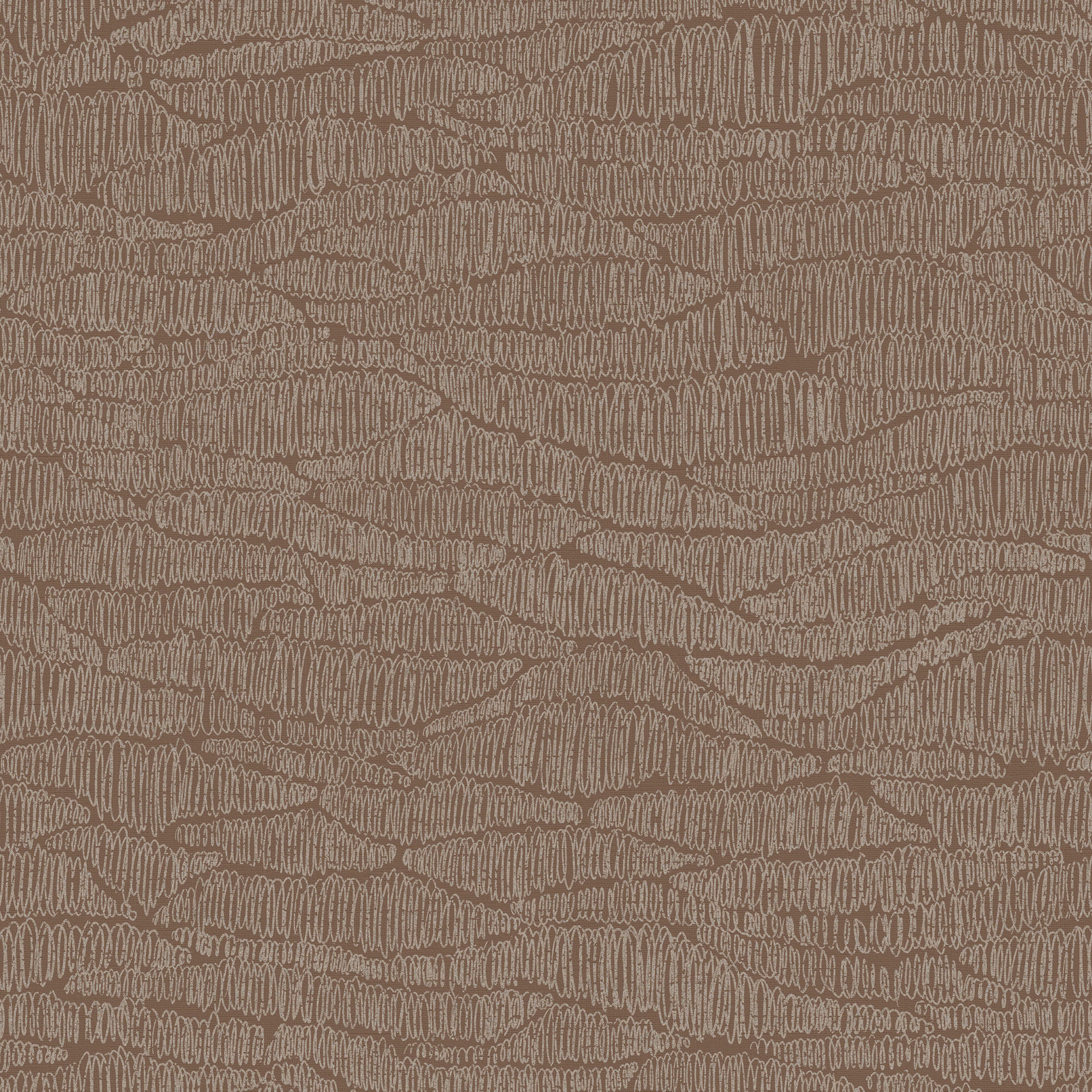 TAPETE Thya - Braun, Papier/Kunststoff (53/1000cm) - Superfresco Easy