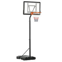 BASKETBALLSTÄNDER DE-10416 Schwarz - Schwarz, Metall (60/90cm) - ComfortXL