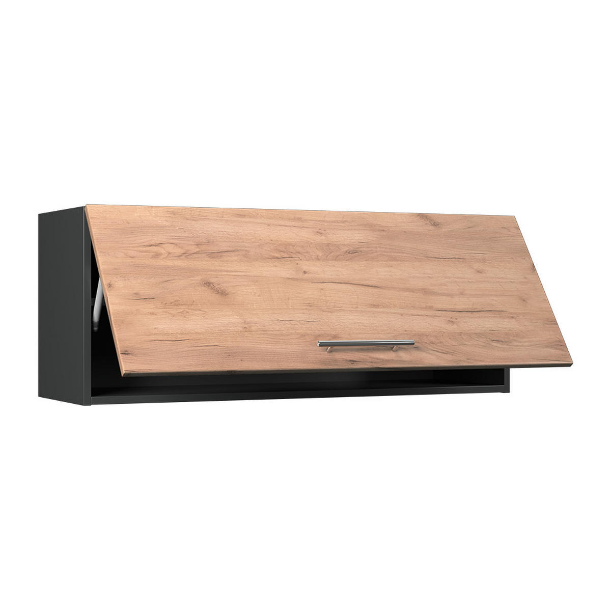 NÁSTENNÁ SKRINKA Fame-Line, Dub Goldkraft/antracitová, 100 cm, AP Oak - dub medový/antracitová, kompozitné drevo (100/40/34.1cm) - Vicco