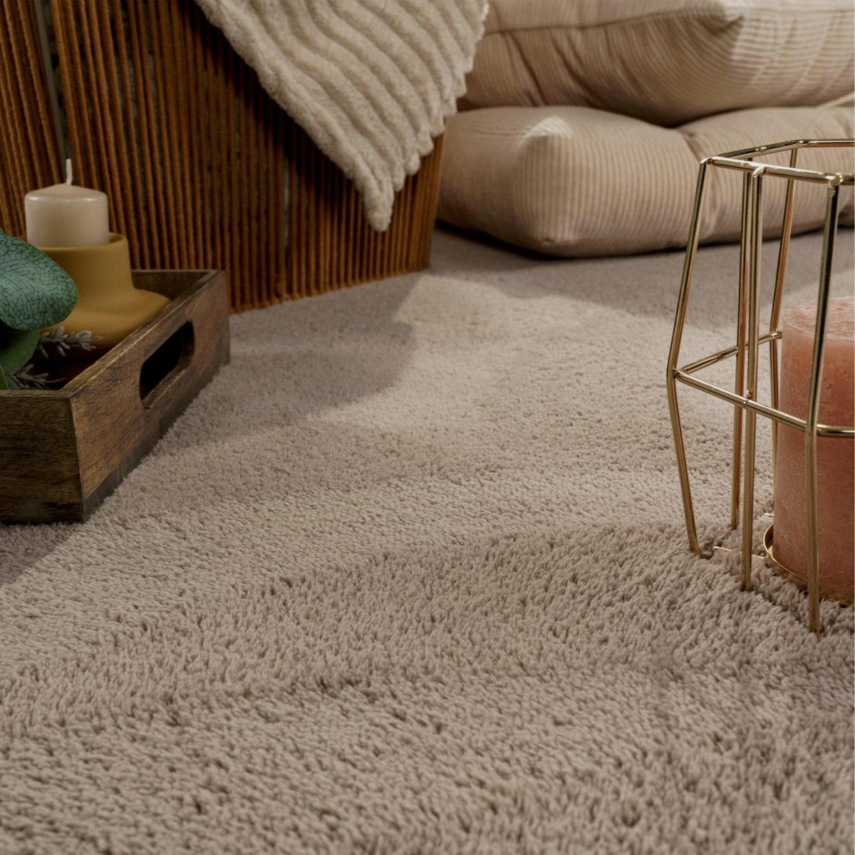 KURZFLORTEPPICH 240/340 cm Cadiz 630 - Taupe, Textil (240/340cm) - Paco Home