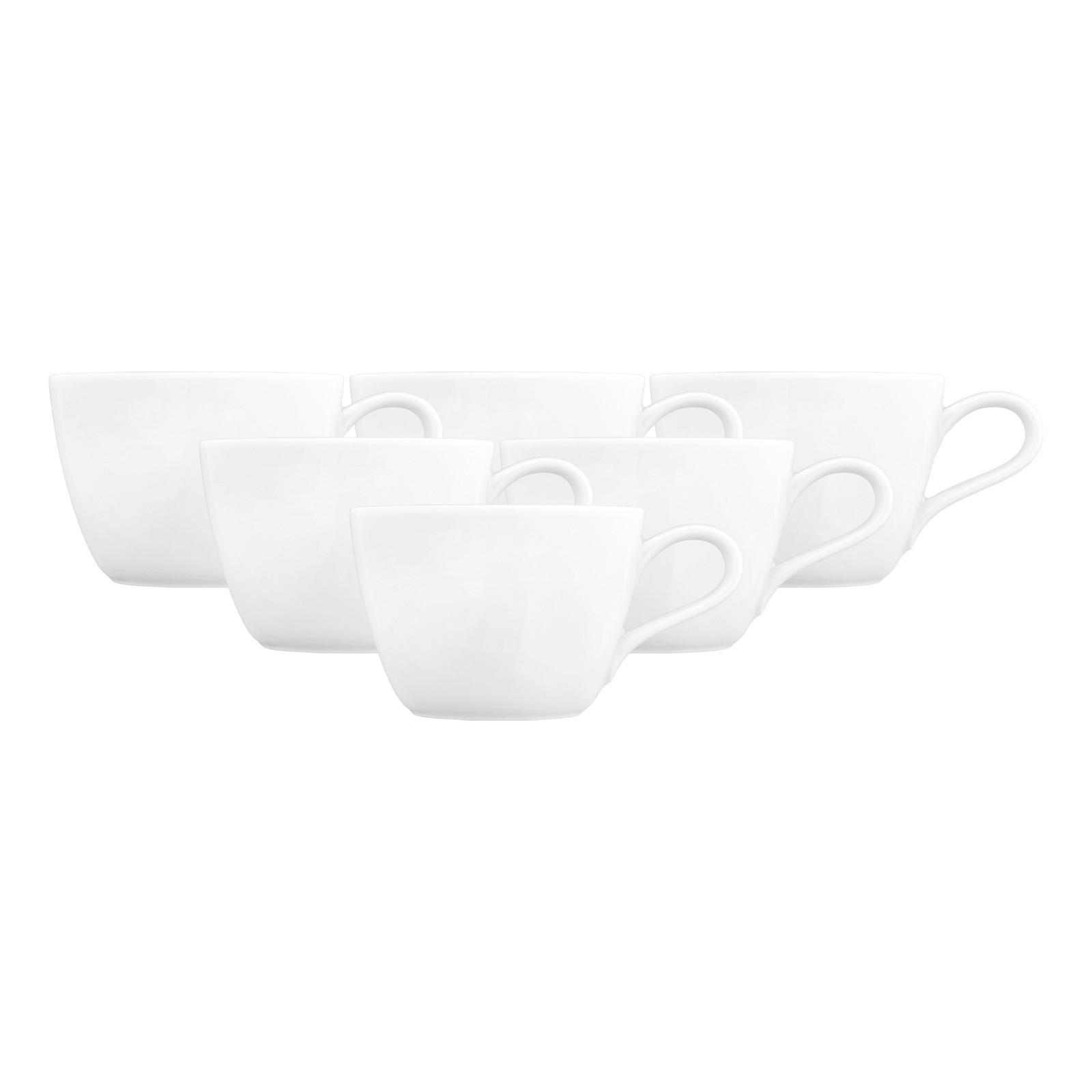 KAFFEETASSEN Nori Home weiß 240 ml 6er Set - Weiß, Keramik (0.24L) - Seltmann Weiden