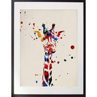 POSTER Katzen A4 Schwarzer Rahmen - Schwarz, Papier (29.7/5/21cm) - Nacnic