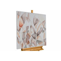 ACRYLBILD HANDGEMALT 80/80 cm - Taupe/Grau, Holz/Textil (1.3/80cm) - KUNSTLOFT