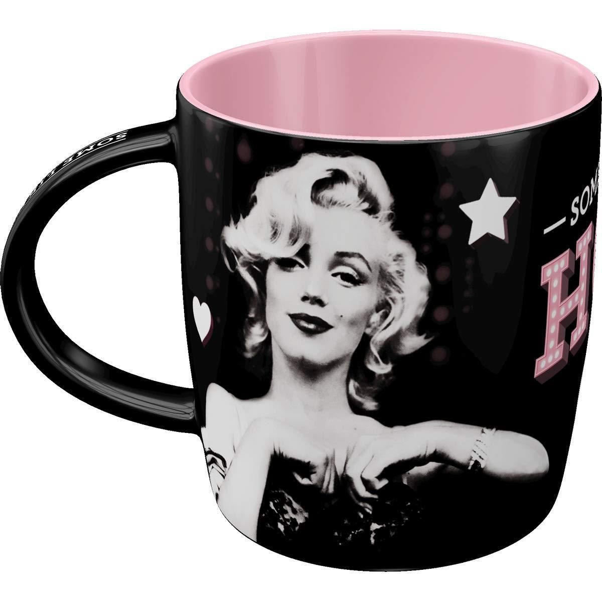 KAFFEETASSE 330 ml Celebrities Marilyn Monroe Some Like It Hot - Multicolor, Keramik (0.33L) - Nostalgic-Art