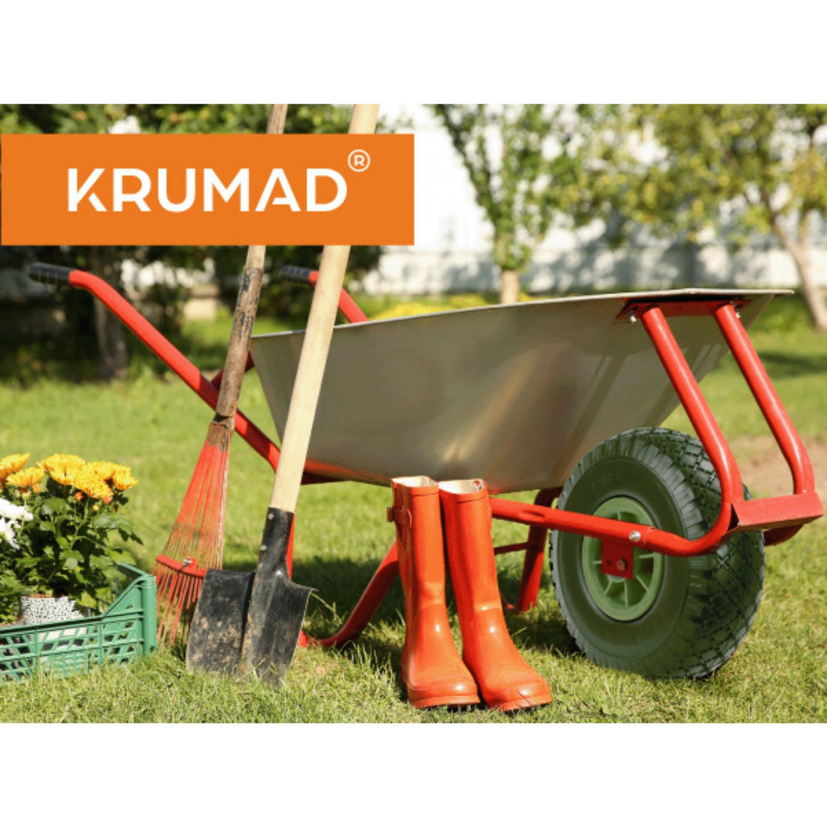 SCHUBKARRENRAD 2er Set Schwarz - Schwarz Hochglanz, Kunststoff (39/39/9.5cm) - KRUMAD