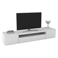 FERNSEHSCHRANK Glänzendes Weiß 40/200/37 cm - Weiß, Holzwerkstoff (200/37/40cm) - DMORA