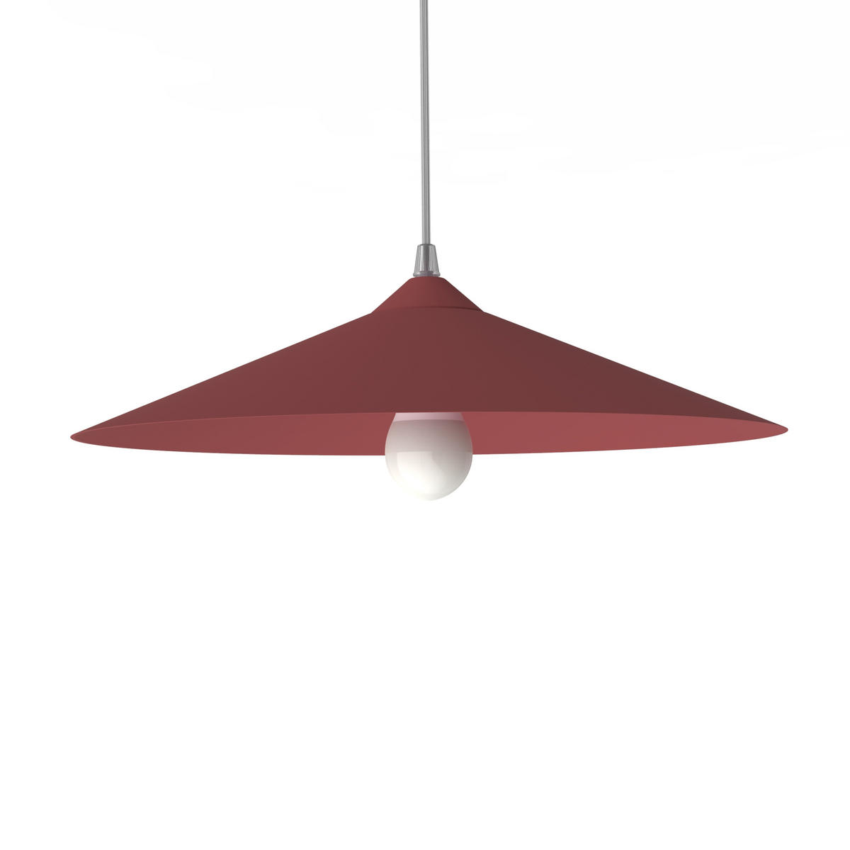 HÄNGELEUCHTE - Rot, Metall (40/40/10cm) - Lumicom