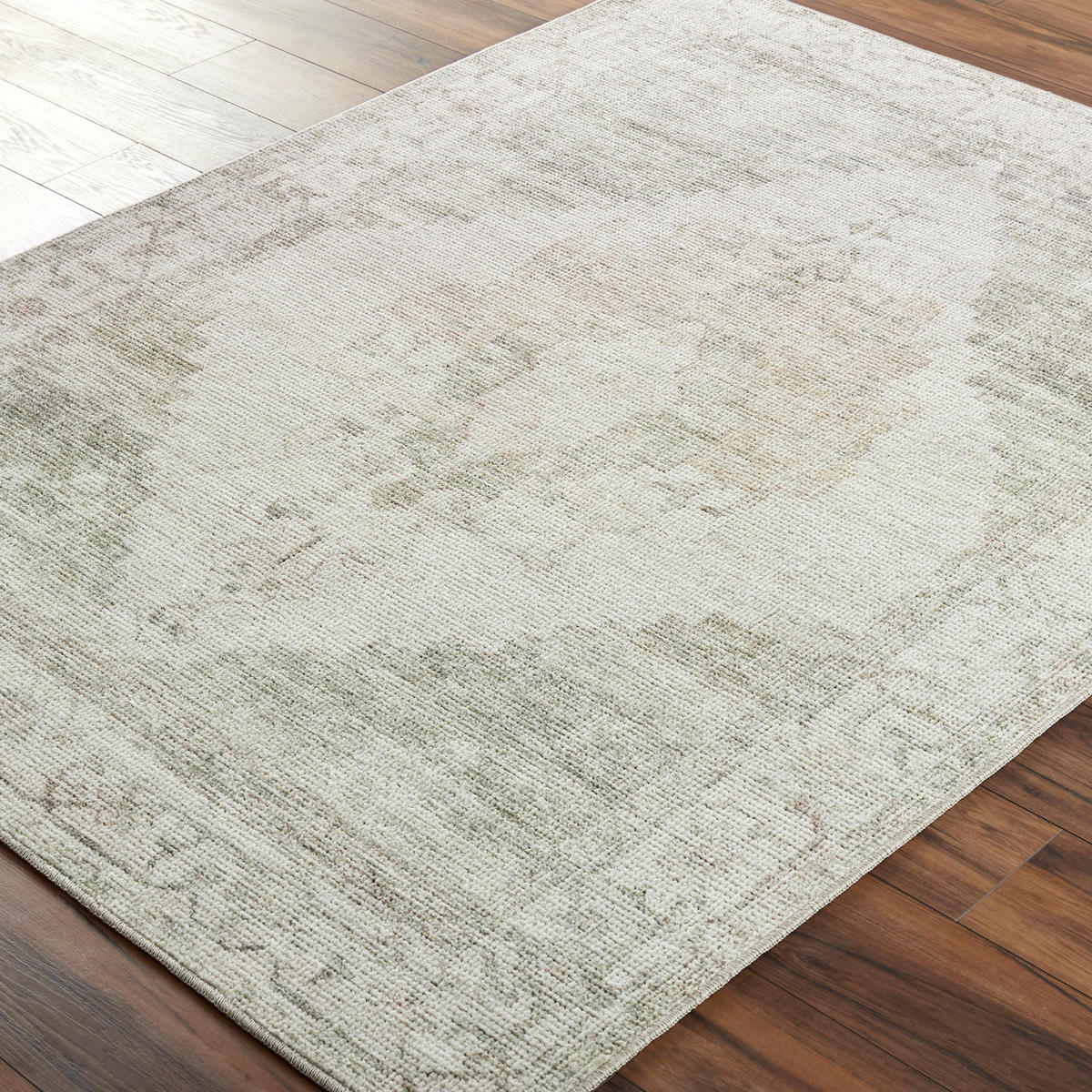 VINTAGE-TEPPICH Luca 200/275 cm Salbeigrün - Grün, Textil (200/275cm) - LIVABLISS
