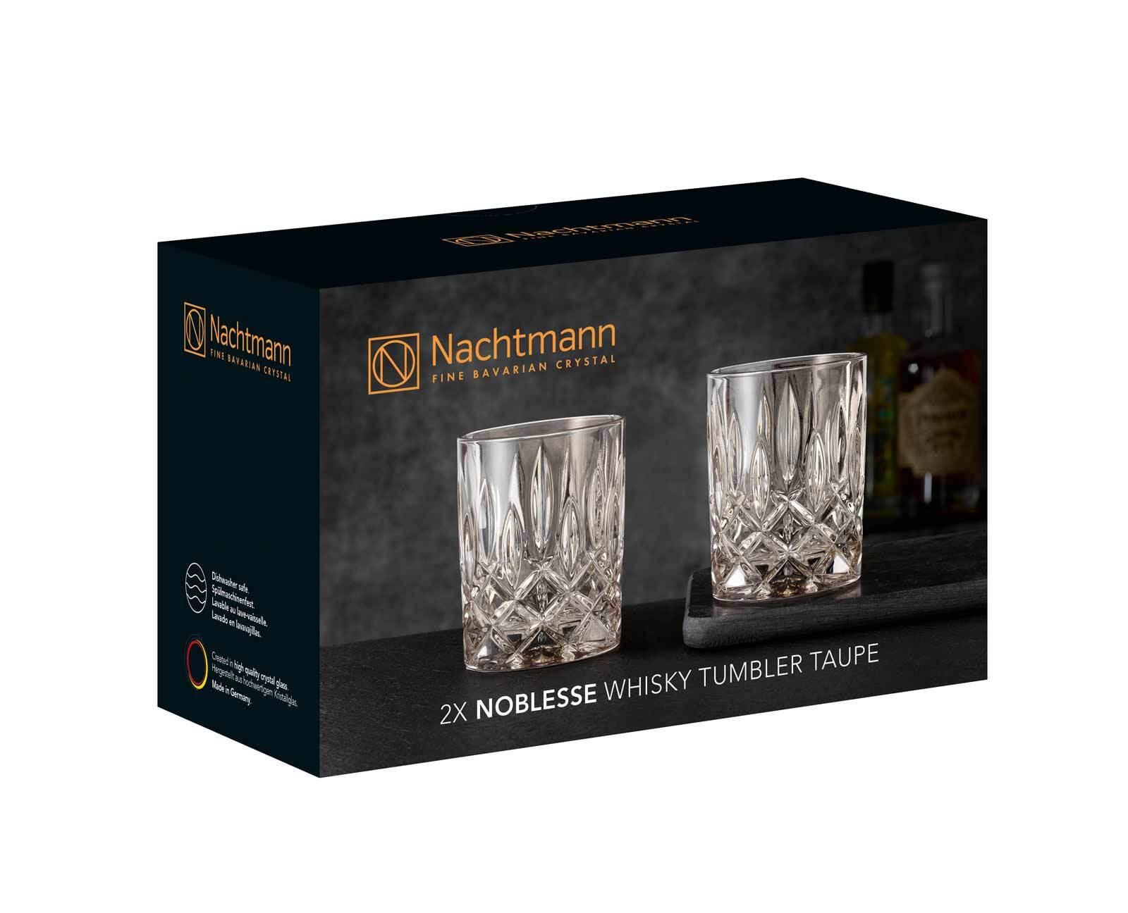 WHISKYBECHER Noblesse Fresh taupe 295 ml 4er Set - Taupe, Glas (0.295L) - Nachtmann