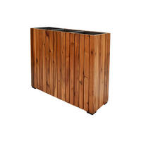 PFLANZKASTEN 79x28x62 cm, Braun, Akazienholz - Braun, Holz (28/62/79cm) - dasmöbelwerk