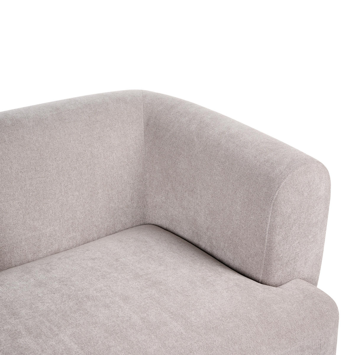POHOVKA 3-místná Látka Béžová Hogbo - béžová, textil (180/73/93cm) - Beliani