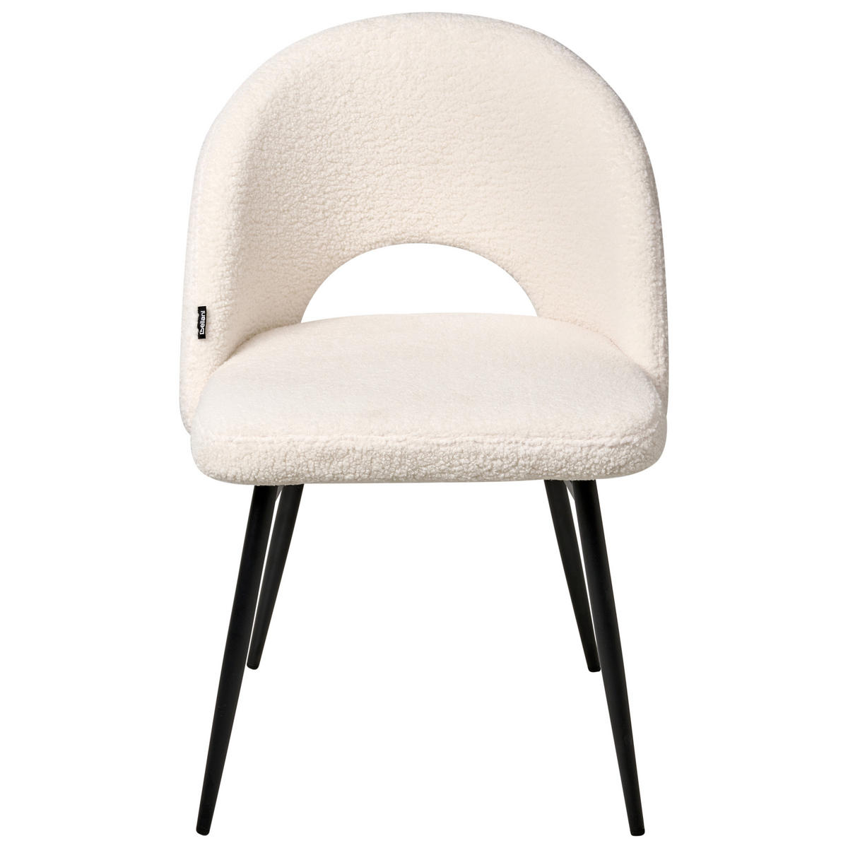 ÉTKEZŐSZÉK 2 darabos Szett Poliészter Fehér Onaga - fehér, textil/fém (52/77/56cm) - Beliani