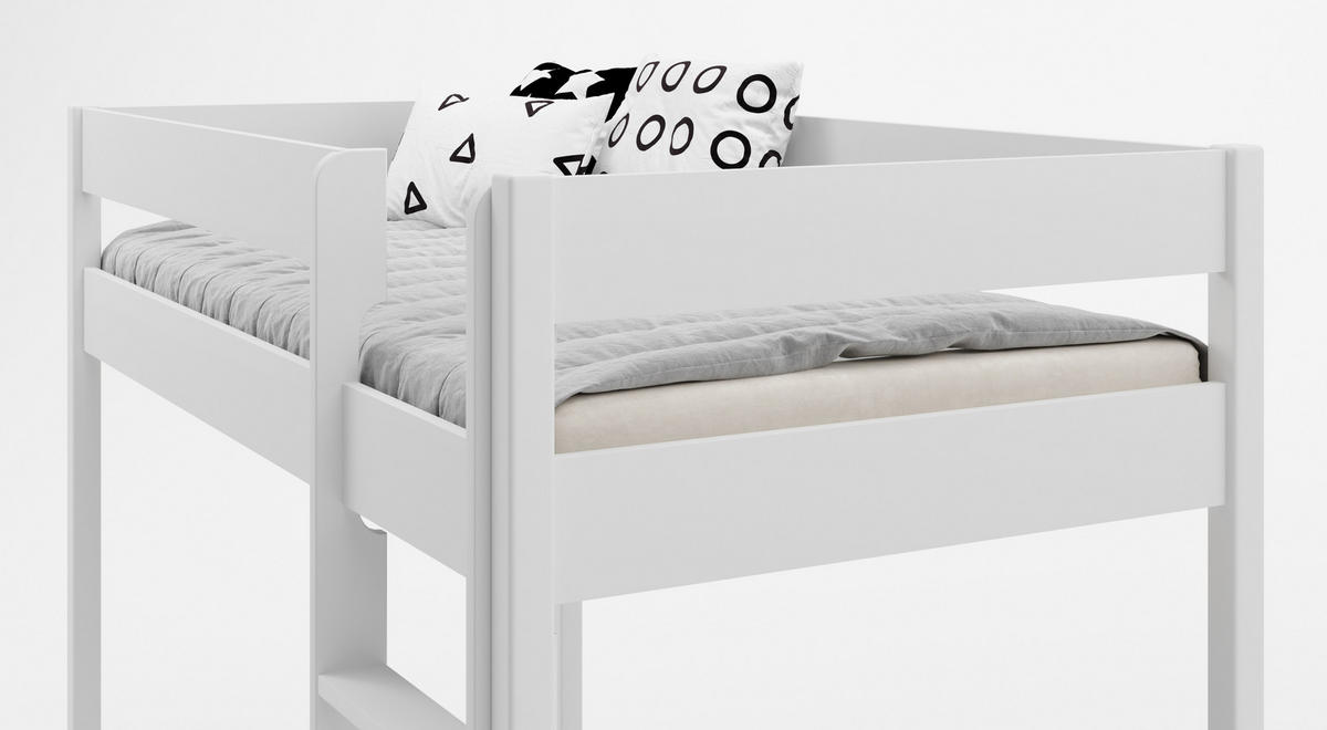 HOCHBETT Hugo 160x80 weiß - Weiß, Holzwerkstoff (80/160cm) - LUKDOM