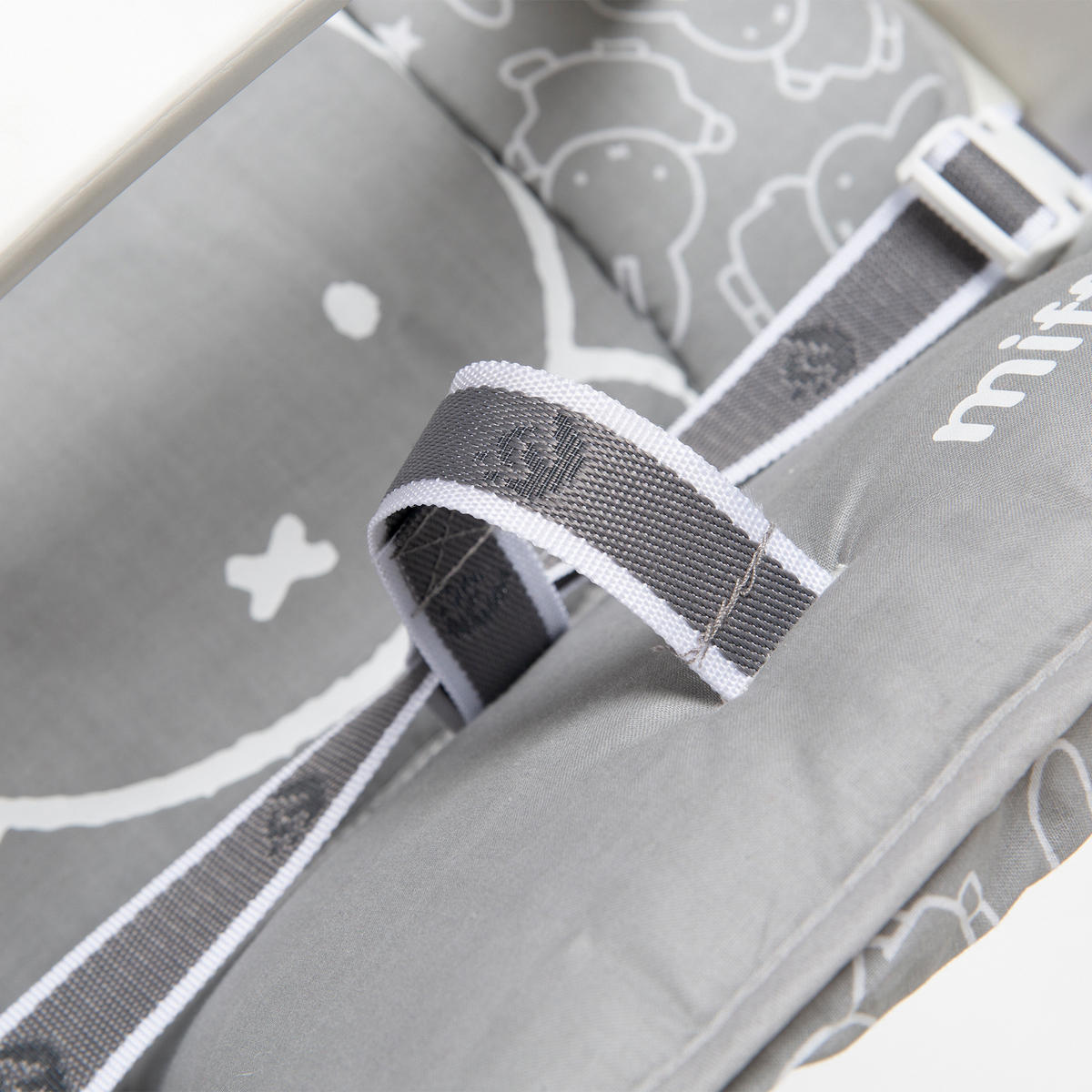 HOCHSTUHL-SITZVERKLEINERER 2-teilig Miffy - Grau, Textil (42/59/59cm) - Roba