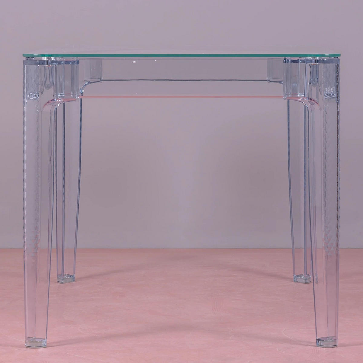 GLASTISCH Rechteckig Transparent 80/120/74 cm - Transparent, Glas (80/120/74cm) - Nest Dream