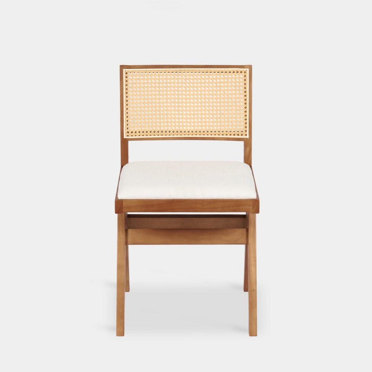 ESSZIMMERSTUHL Nelha Walnuss 45 cm x 82 cm - Walnussfarben, Textil (45/82/50cm)