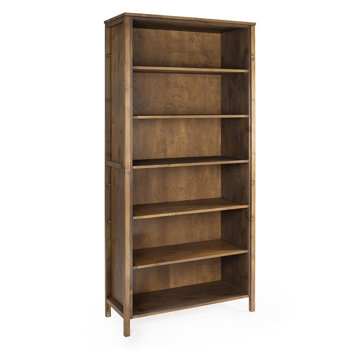 REGAL 90/197/37 cm - Dunkelbraun, Holz (90/197/37cm) - MSL wooden furniture