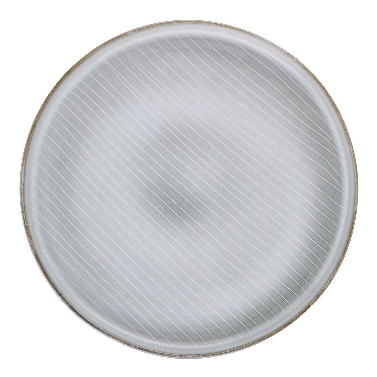 TELLER 4er-Set Henley 28 cm - Grau, Keramik (28/28/2cm) - Butlers