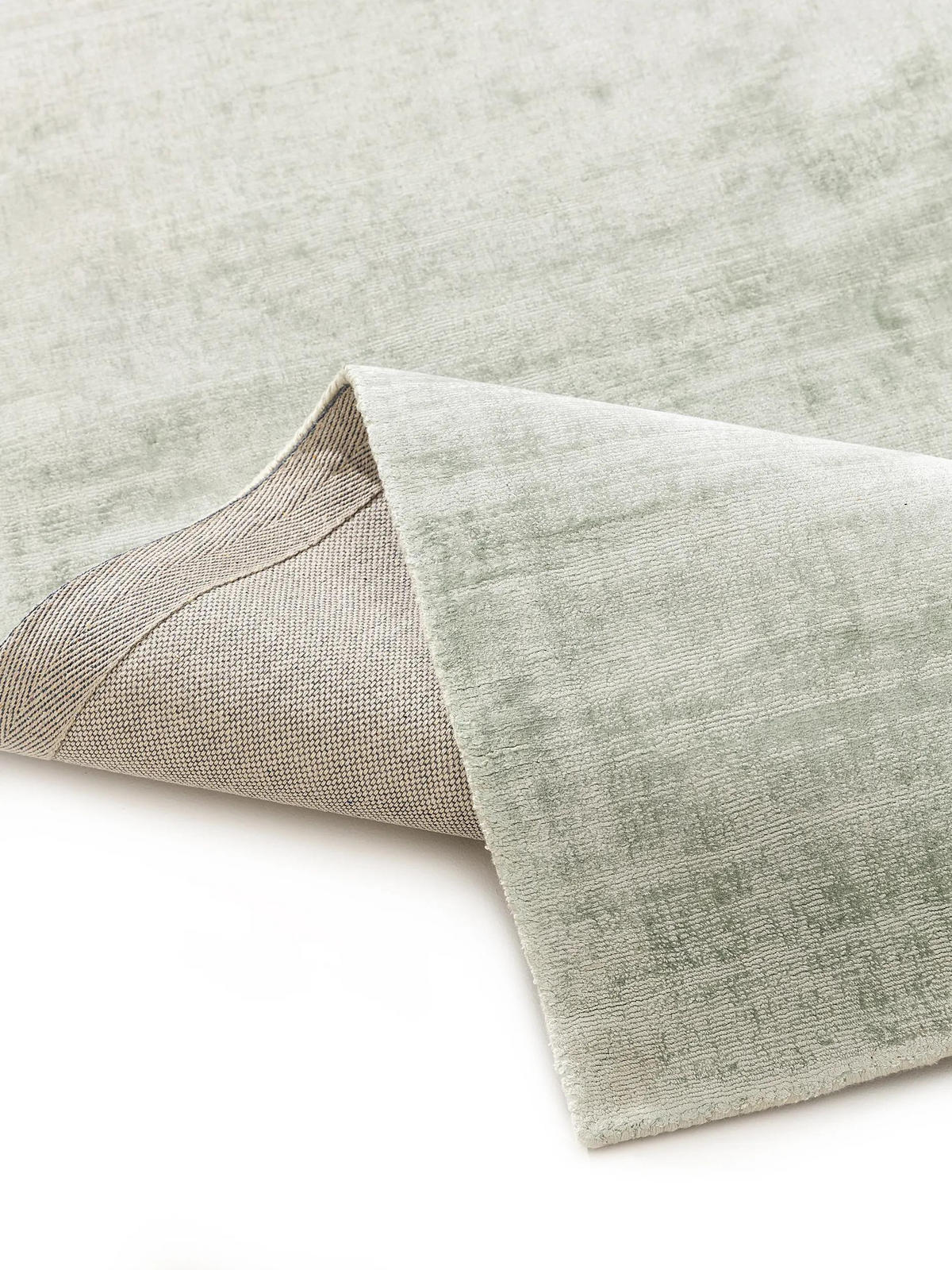 VISKOSETEPPICH Nova Mint 160x230 cm - Mintgrün, Textil (160/230cm) - benuta Pure