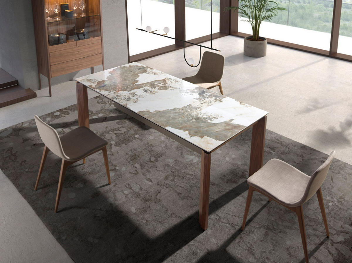 STUHL aus beigem Stoff - Beige/Braun, Holz/Textil (60/78/48cm) - ANGEL CERDA