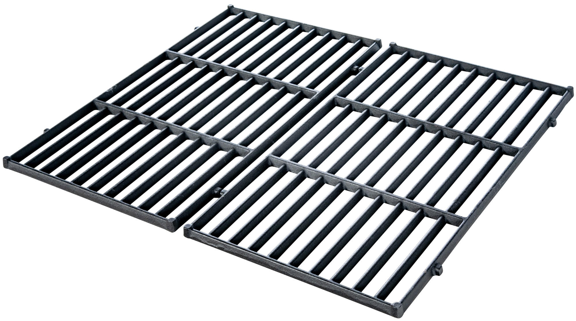 GRILLROST 44.5/26 cm Gusseisen Schwarz - Schwarz, Metall (44.5/26cm) - CLP