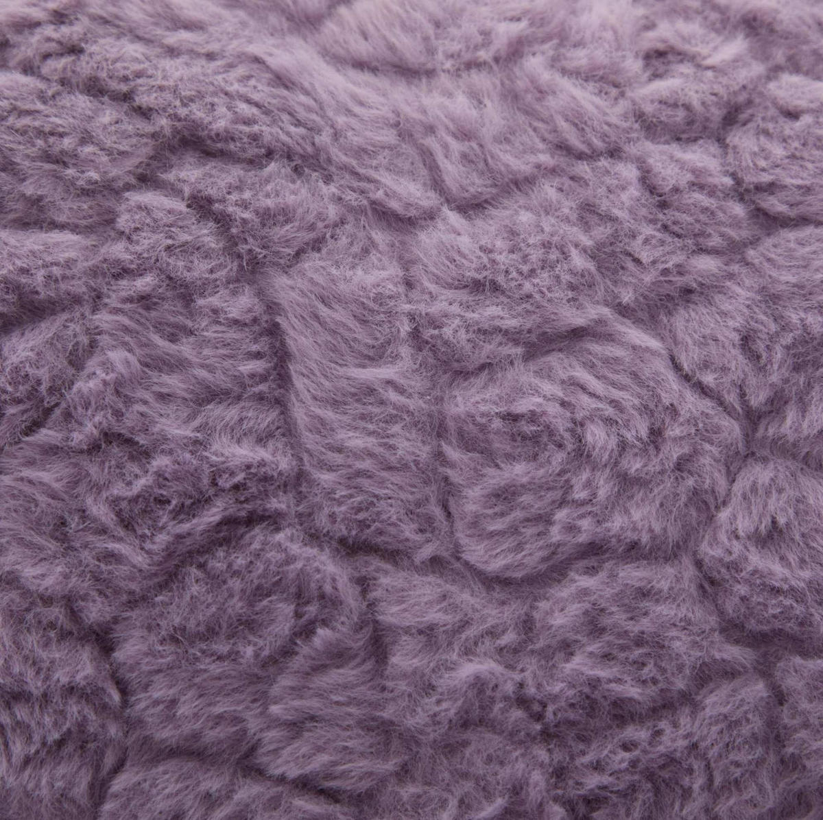 BÜROSTUHL höhenverstellbar 67,1 cm Kunstfell Purple - Lila, Kunststoff (67/94/63cm) - Meubliv