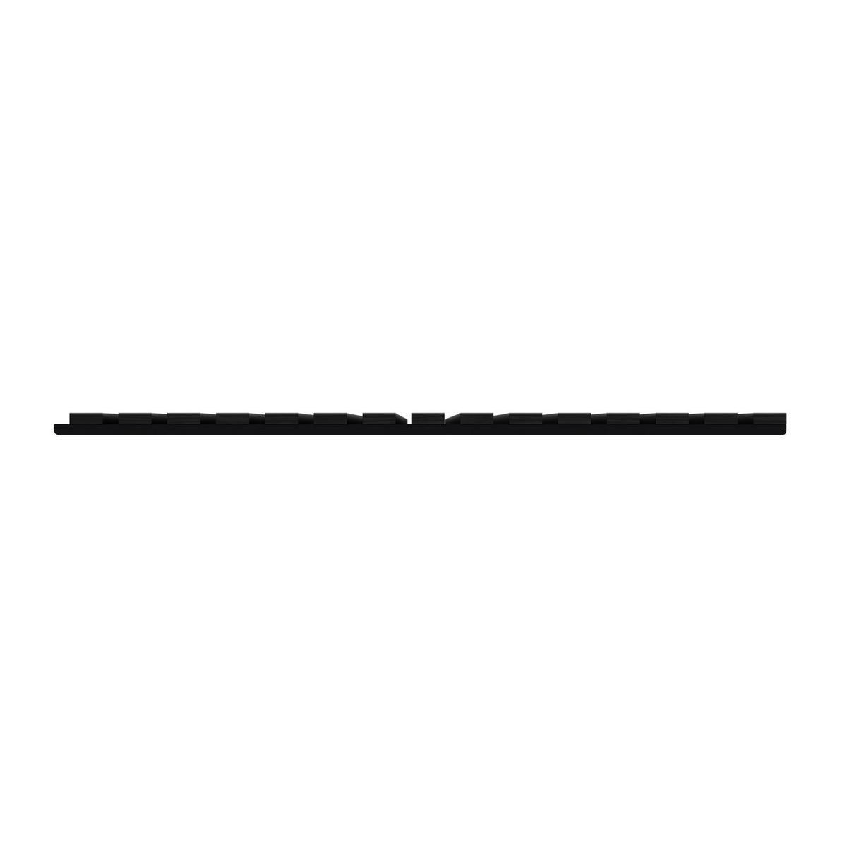 WANDPANEELE Akustik 120x60 cm Schwarz (4er-Set) - Schwarz, Holz (60/120/1.8cm) - Juskys