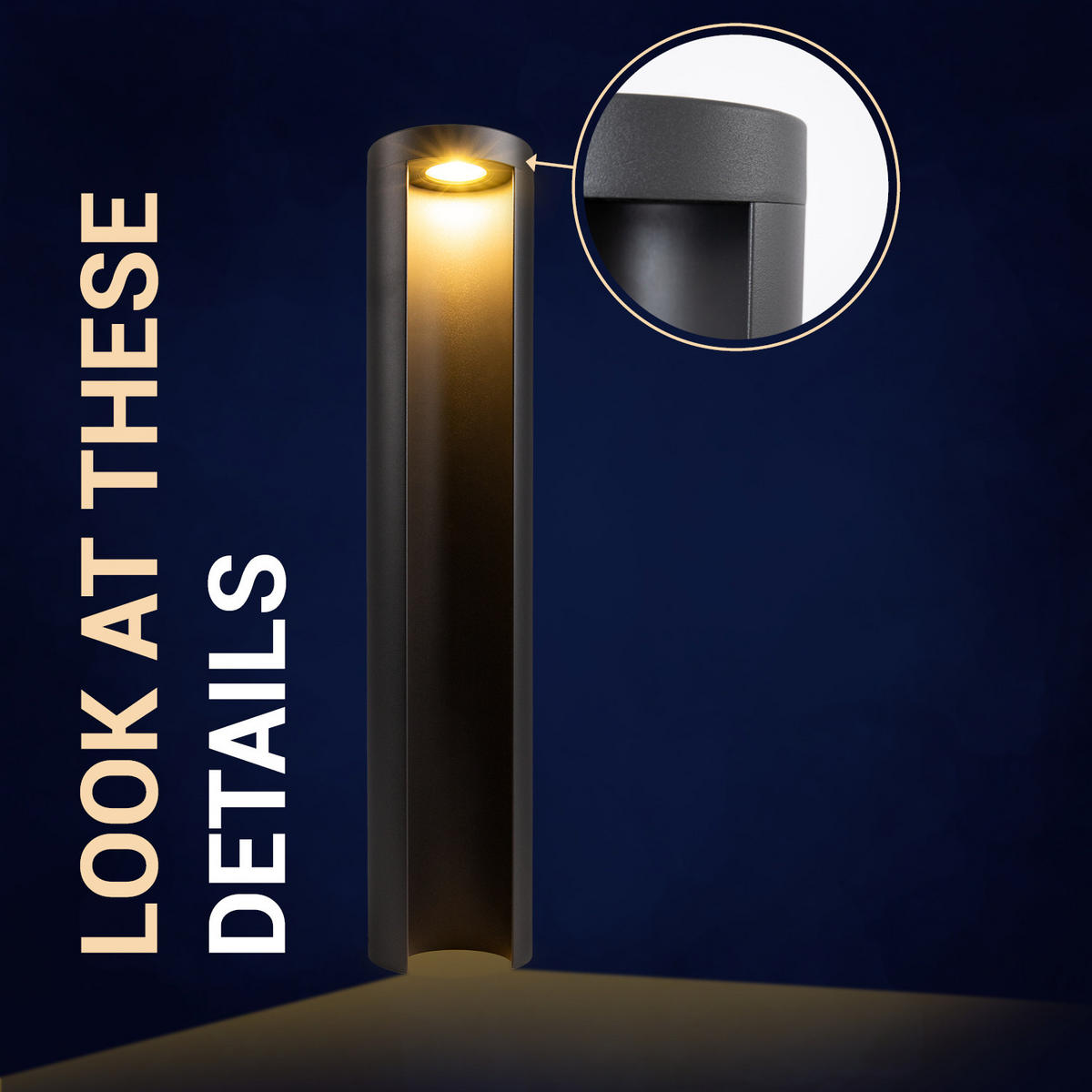 AUSSENLEUCHTE Cecilia 65 - Anthrazit, Metall (12/12/65cm) - Paco Home