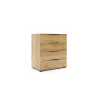 KOMMODE A1- Craft Gold - Goldfarben, Holzwerkstoff (80/89/48cm) - BM-Möbel