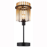 LED TISCHLEUCHTE Metall Orange - Orange, Glas (15/15/37.5cm) - Globo Lighting