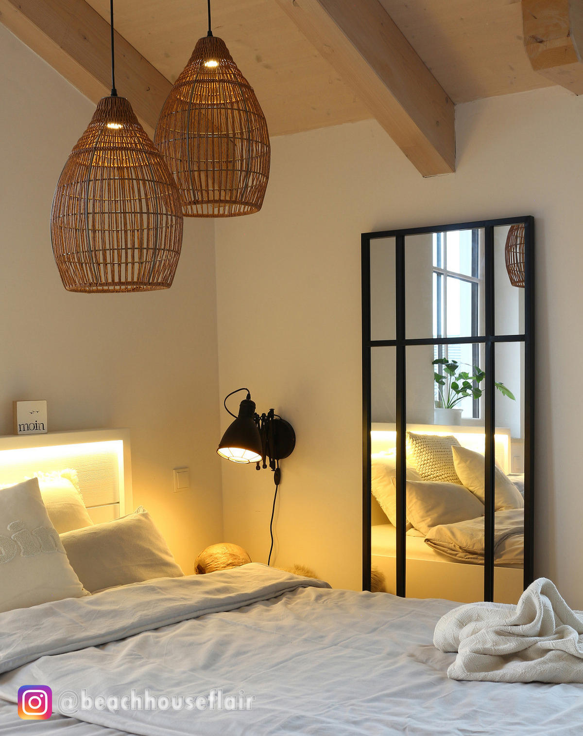 SPIEGEL - rechteckig - Metall - Schwarz - Schwarz, Metall (60/160/3cm) - home24