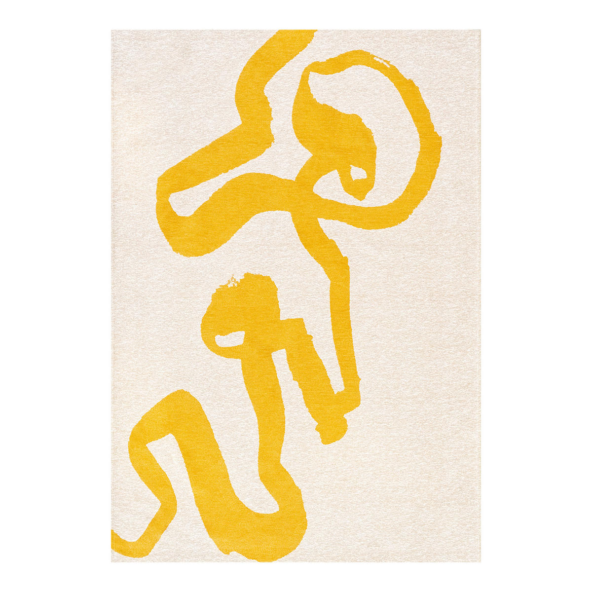 PREPROGA Ribbon Pure Yellow 140/200 cm - rumena, umetna masa/tekstil (140/200cm) - Louis De Poortere